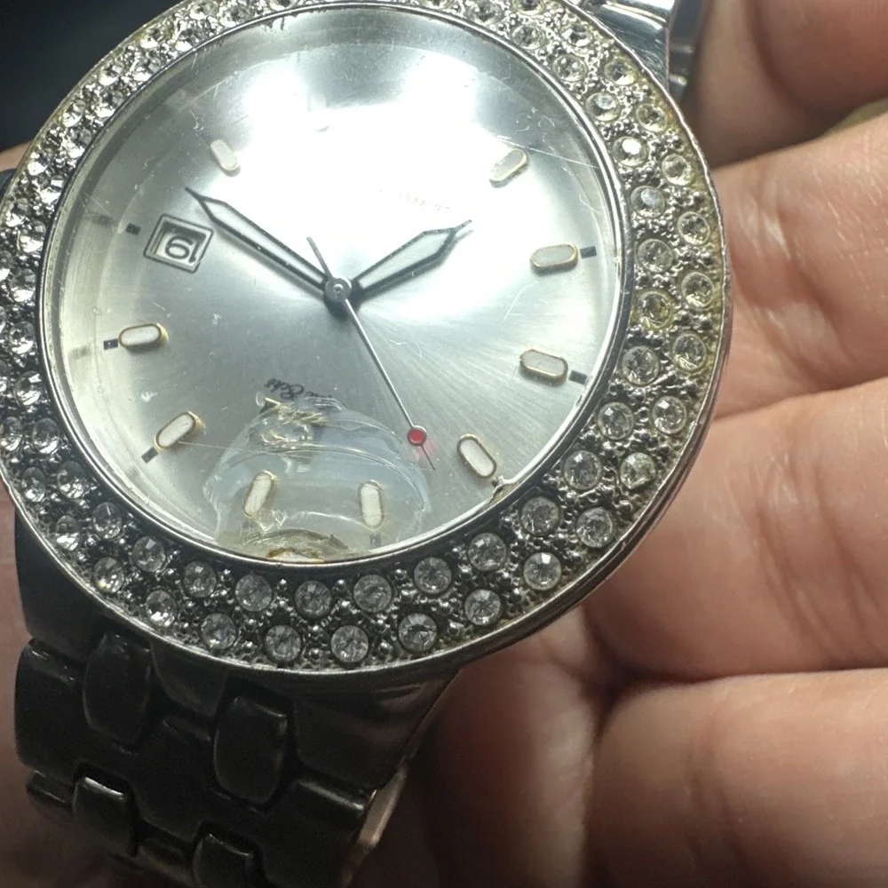 Works Marc Ecko NYC Watch Rhinestones ladies Watch 40mm 7in